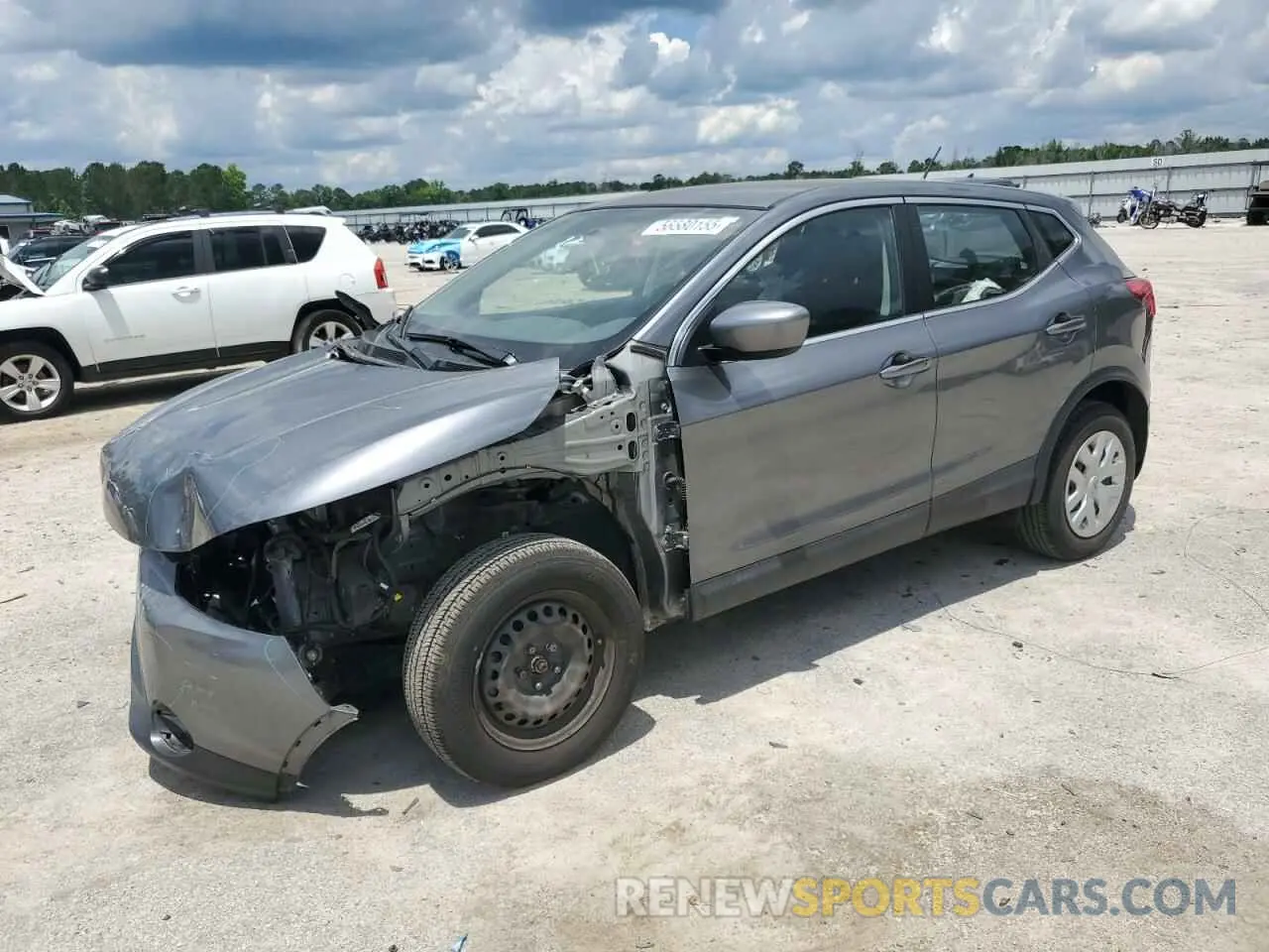 1 Photograph of a damaged car JN1BJ1CP2KW524032 NISSAN ROGUE 2019