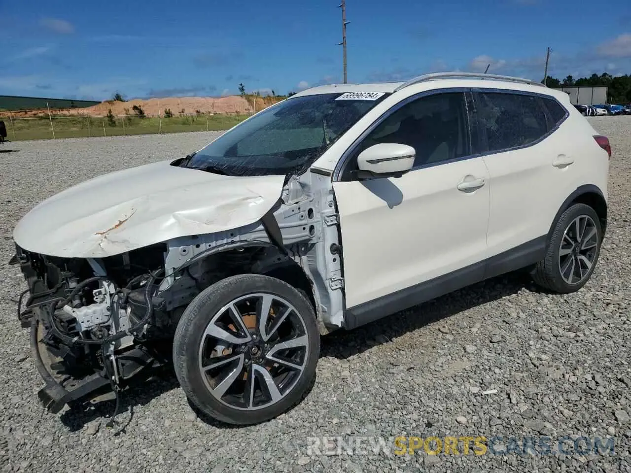1 Photograph of a damaged car JN1BJ1CP2KW524273 NISSAN ROGUE 2019