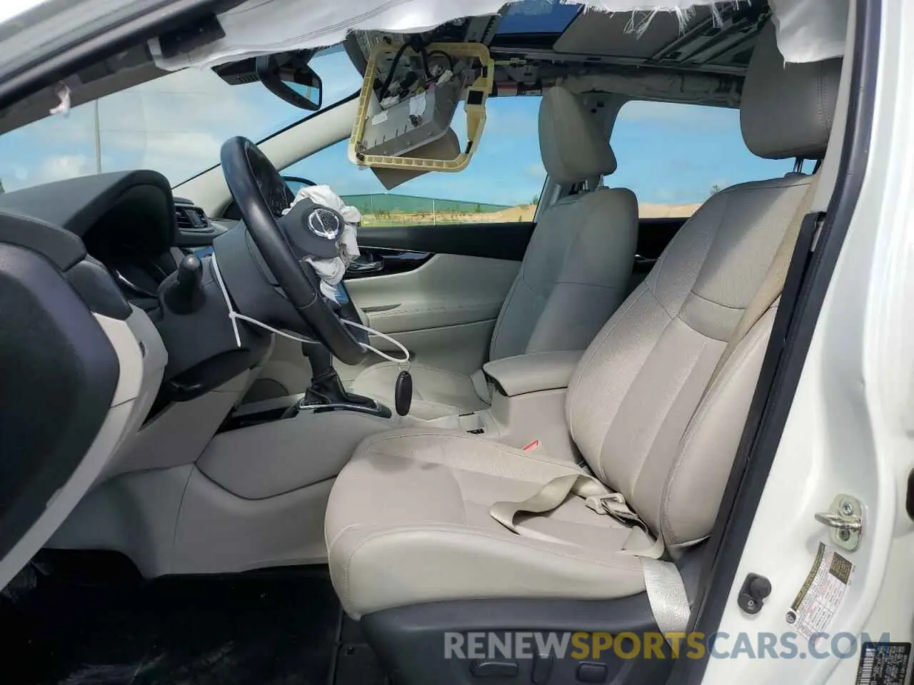 7 Photograph of a damaged car JN1BJ1CP2KW524273 NISSAN ROGUE 2019