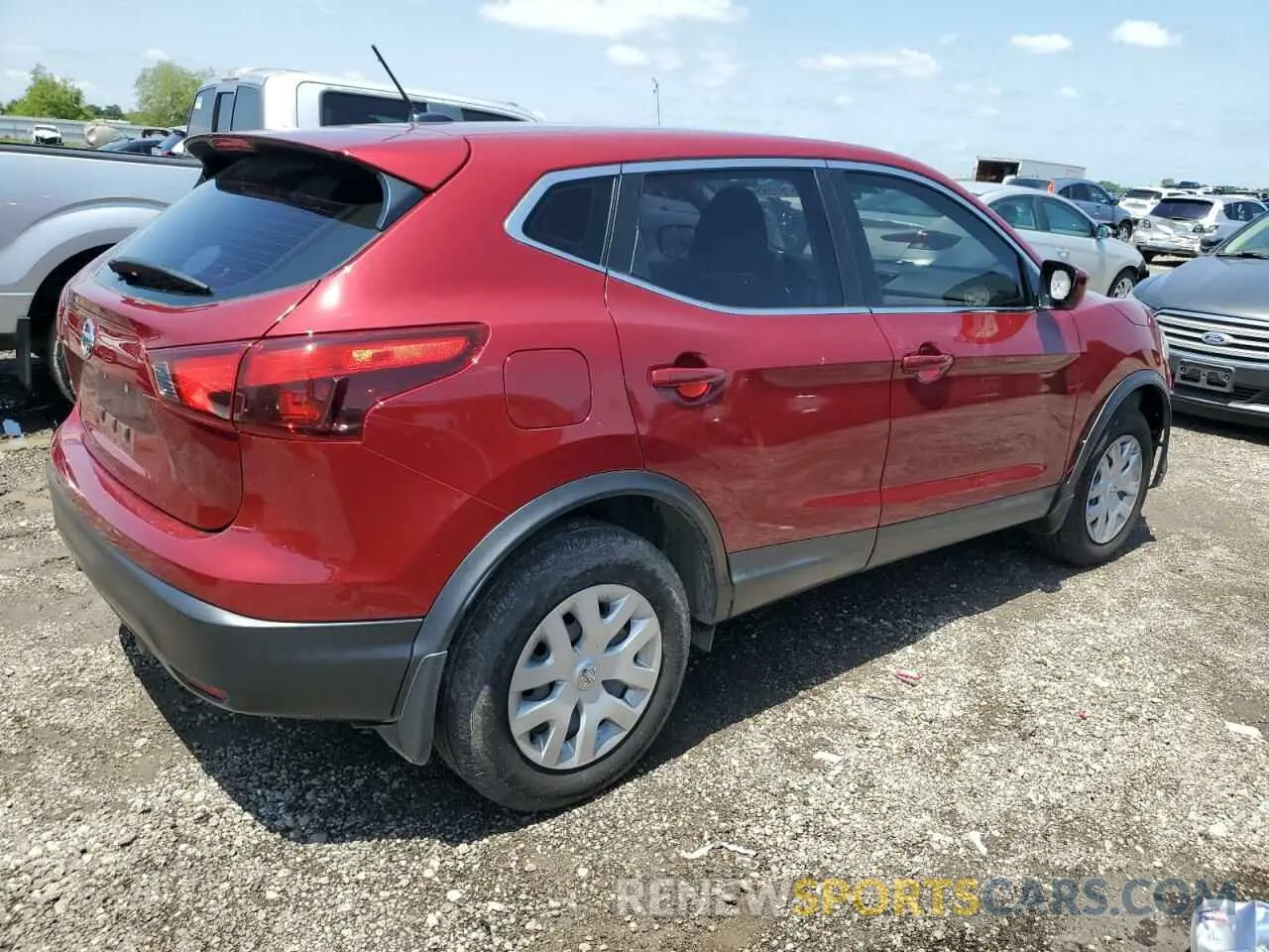 3 Photograph of a damaged car JN1BJ1CP3KW238688 NISSAN ROGUE 2019