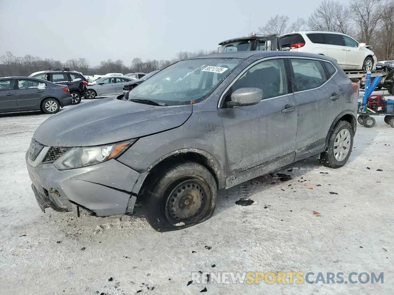 1 Photograph of a damaged car JN1BJ1CP3KW239212 NISSAN ROGUE 2019