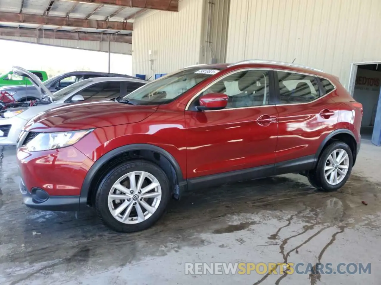 1 Photograph of a damaged car JN1BJ1CP5KW228762 NISSAN ROGUE 2019