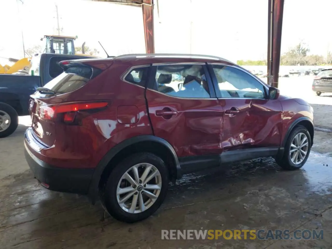 3 Photograph of a damaged car JN1BJ1CP5KW228762 NISSAN ROGUE 2019