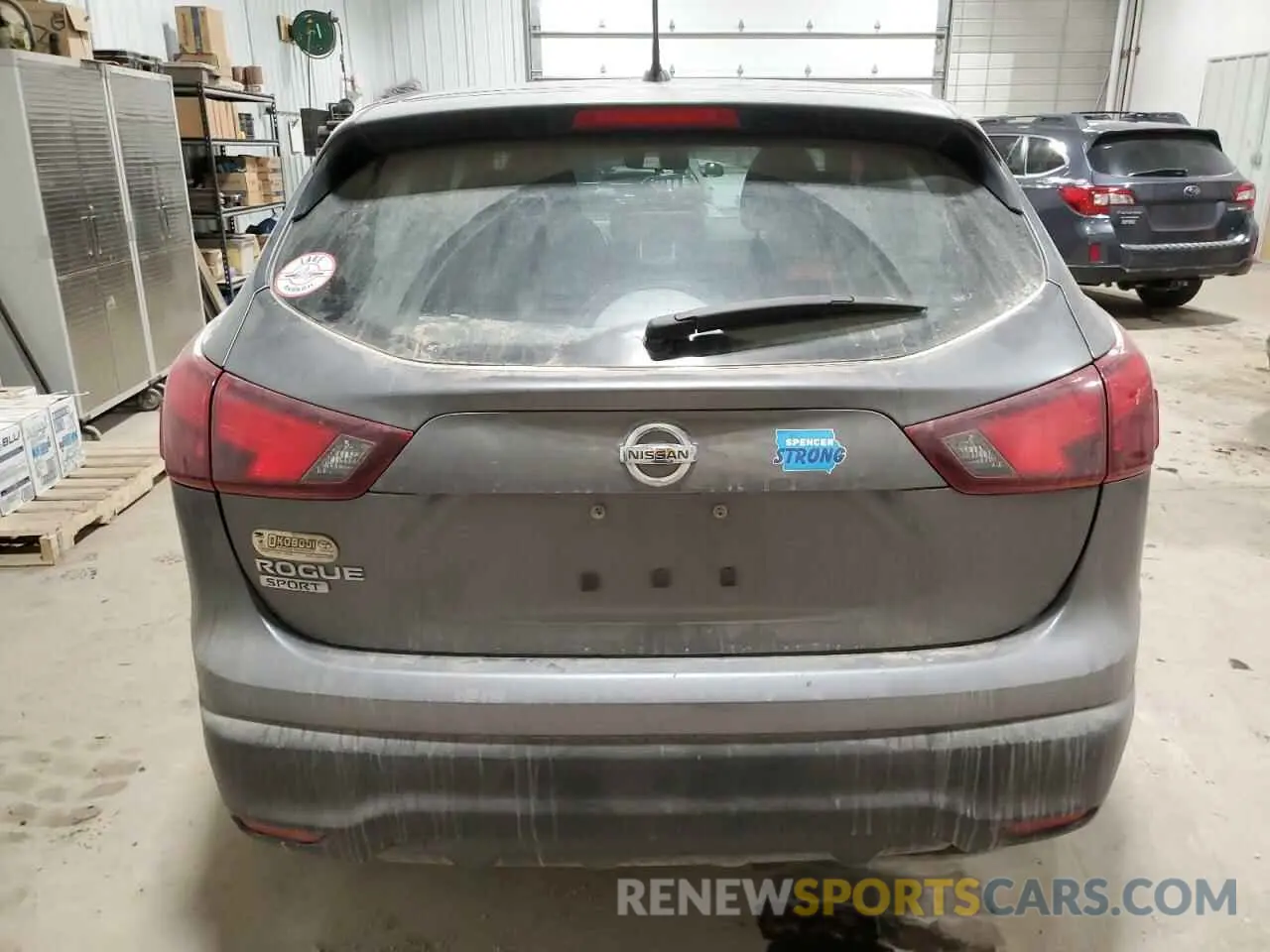 6 Photograph of a damaged car JN1BJ1CP5KW238966 NISSAN ROGUE 2019