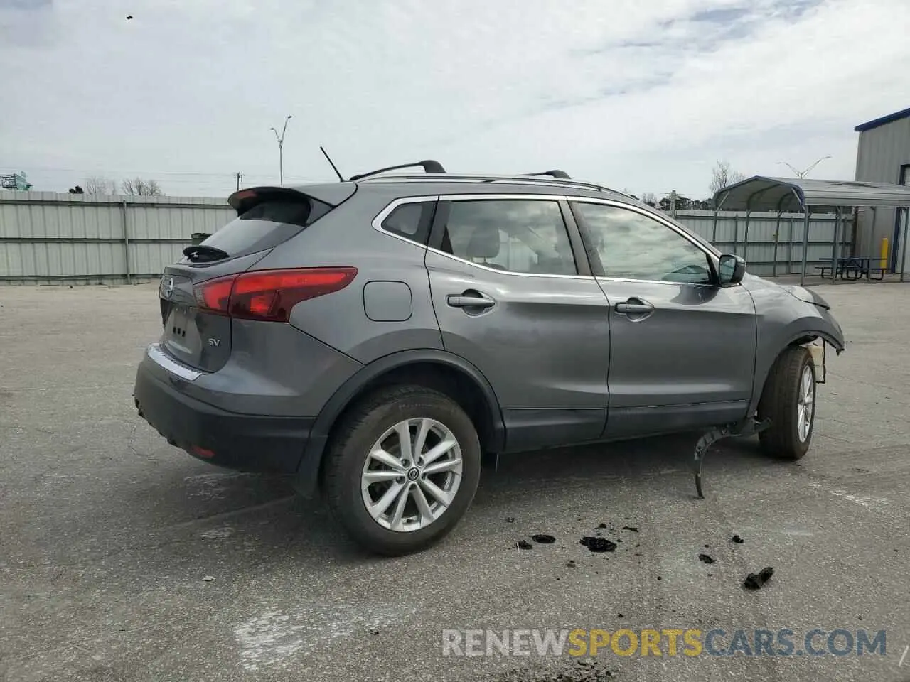 3 Photograph of a damaged car JN1BJ1CP6KW216412 NISSAN ROGUE 2019