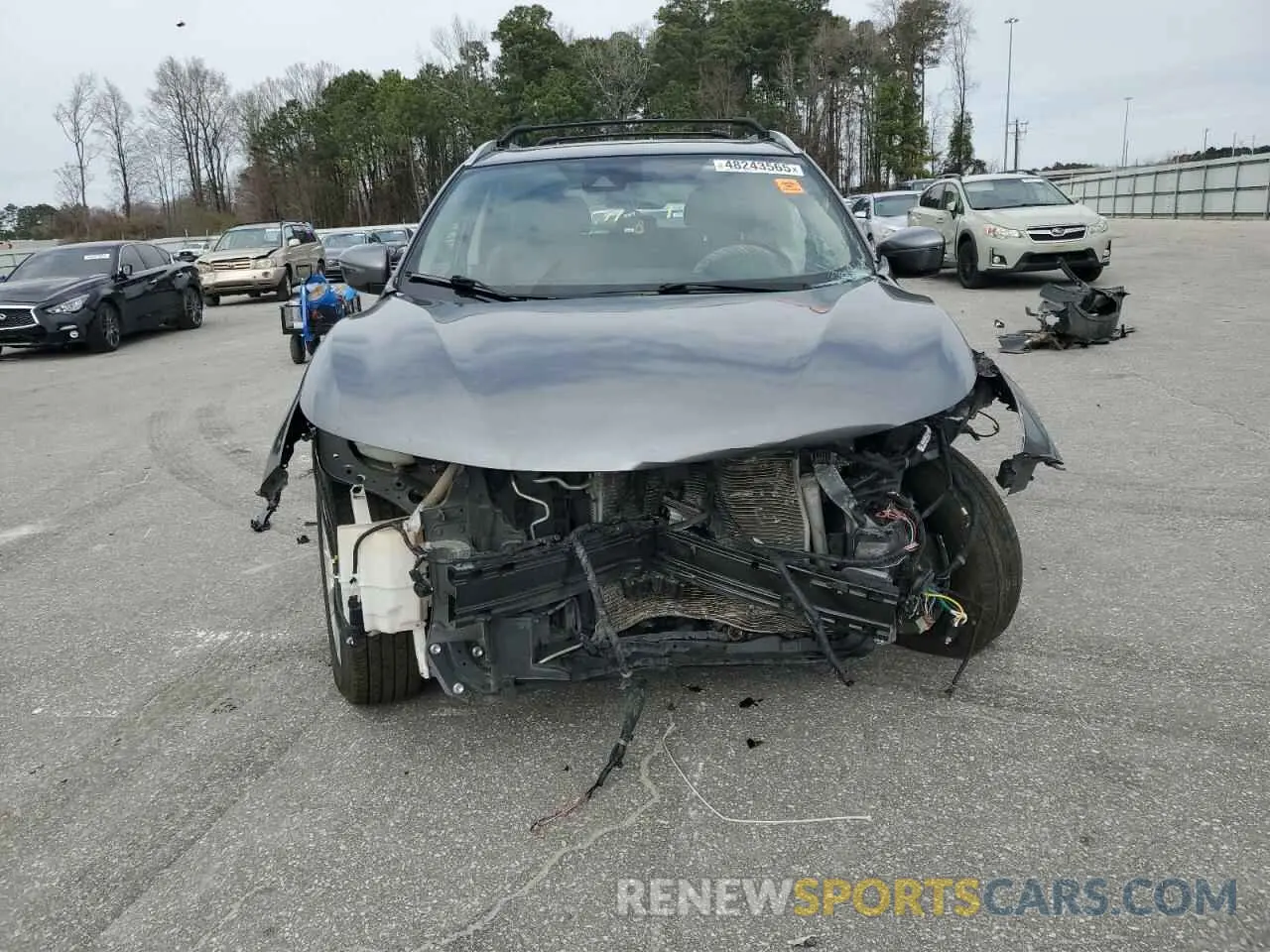 5 Photograph of a damaged car JN1BJ1CP6KW216412 NISSAN ROGUE 2019