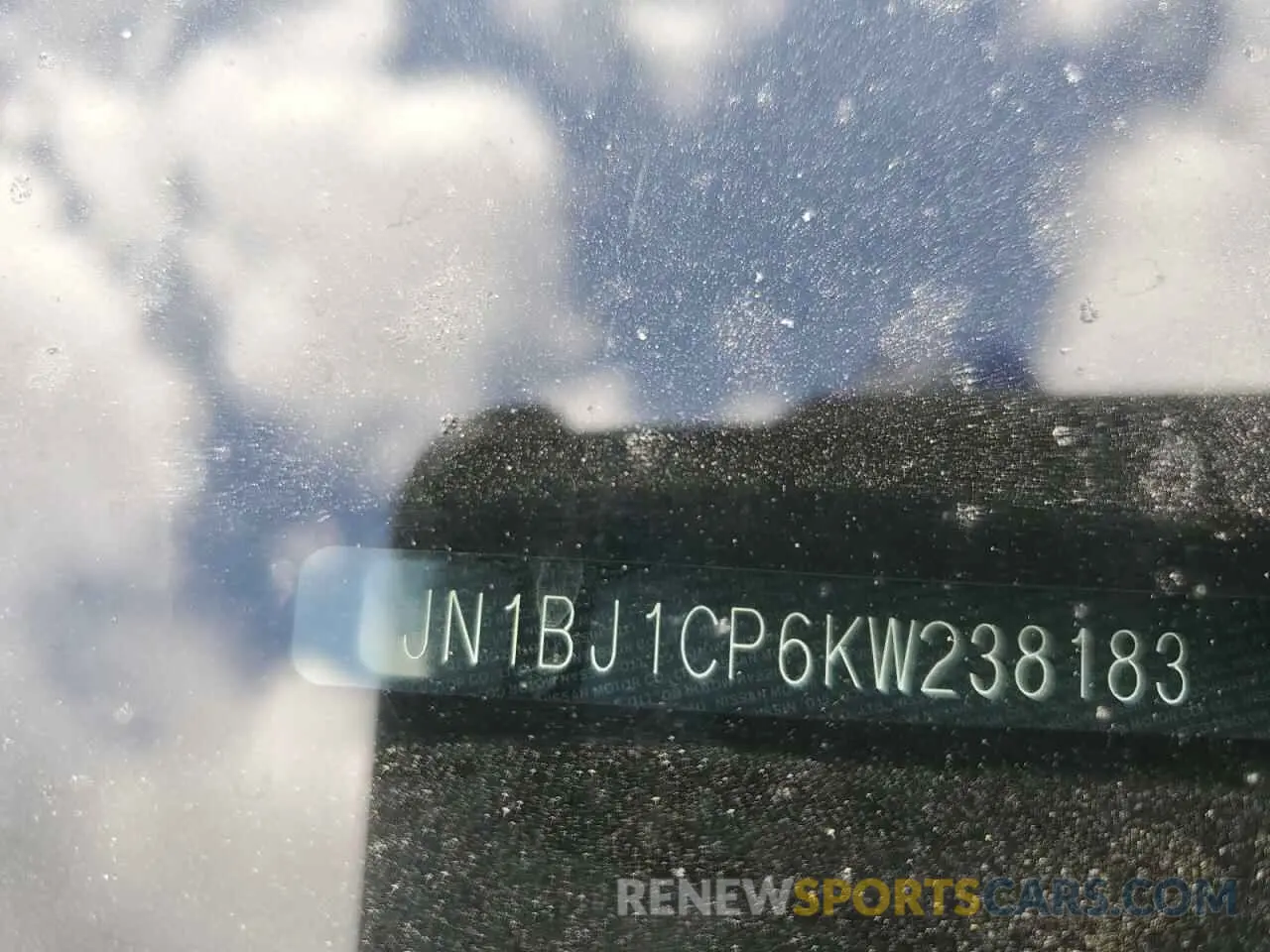 14 Photograph of a damaged car JN1BJ1CP6KW238183 NISSAN ROGUE 2019
