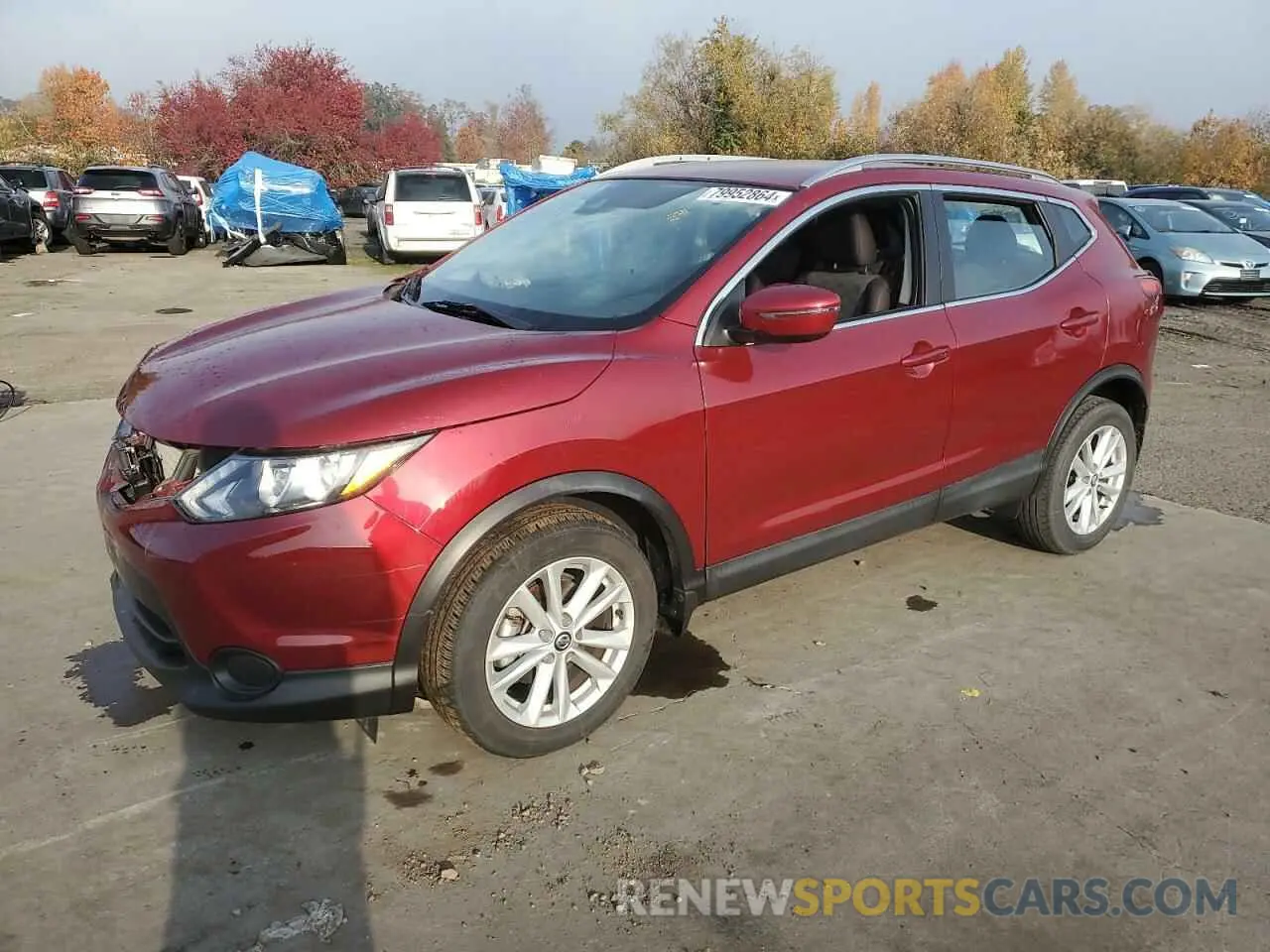 1 Photograph of a damaged car JN1BJ1CP6KW242119 NISSAN ROGUE 2019