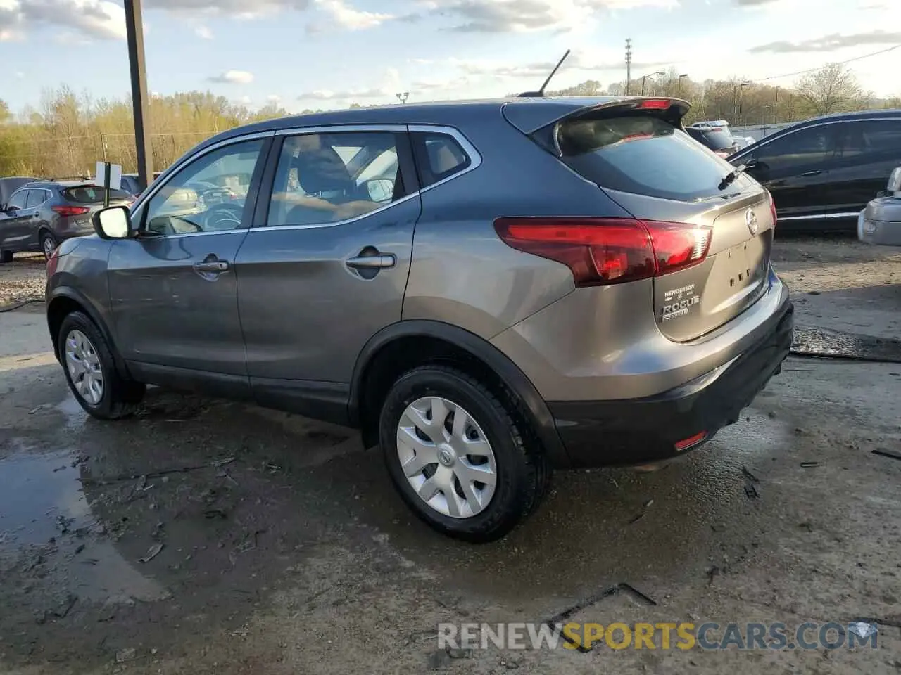 2 Photograph of a damaged car JN1BJ1CP6KW521599 NISSAN ROGUE 2019
