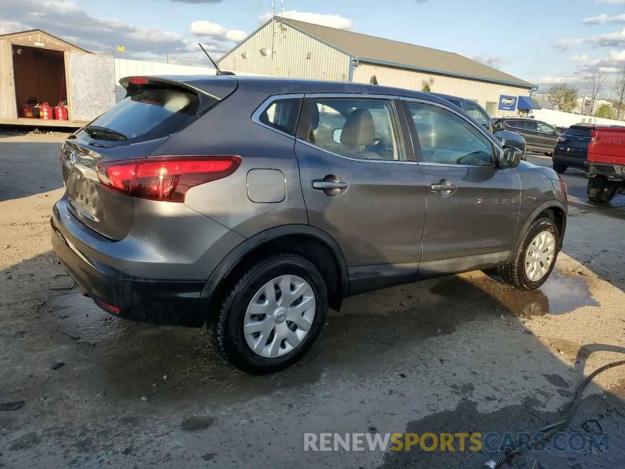 3 Photograph of a damaged car JN1BJ1CP6KW521599 NISSAN ROGUE 2019
