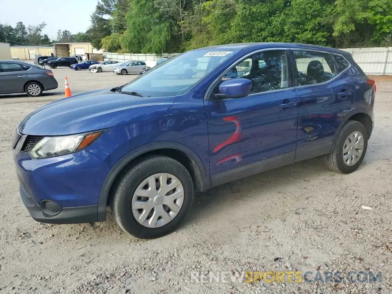 1 Photograph of a damaged car JN1BJ1CP7KW214619 NISSAN ROGUE 2019