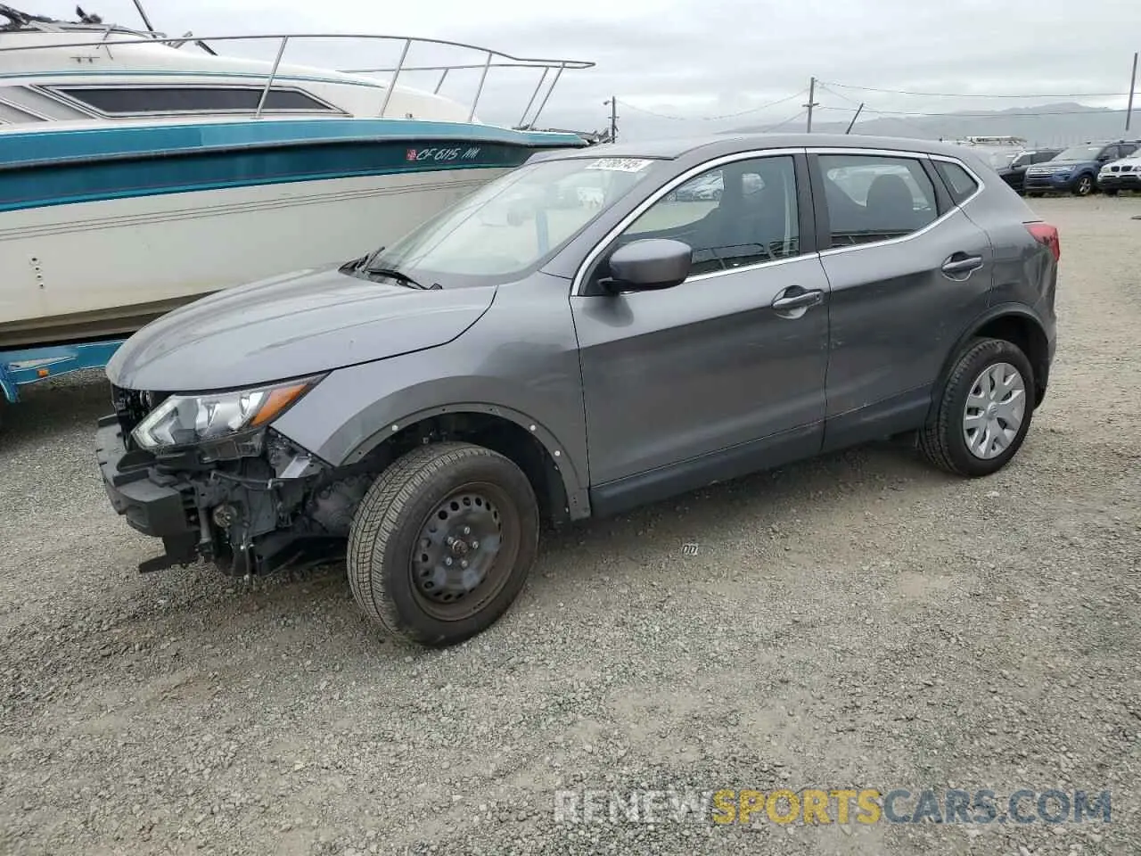 1 Photograph of a damaged car JN1BJ1CP7KW529176 NISSAN ROGUE 2019