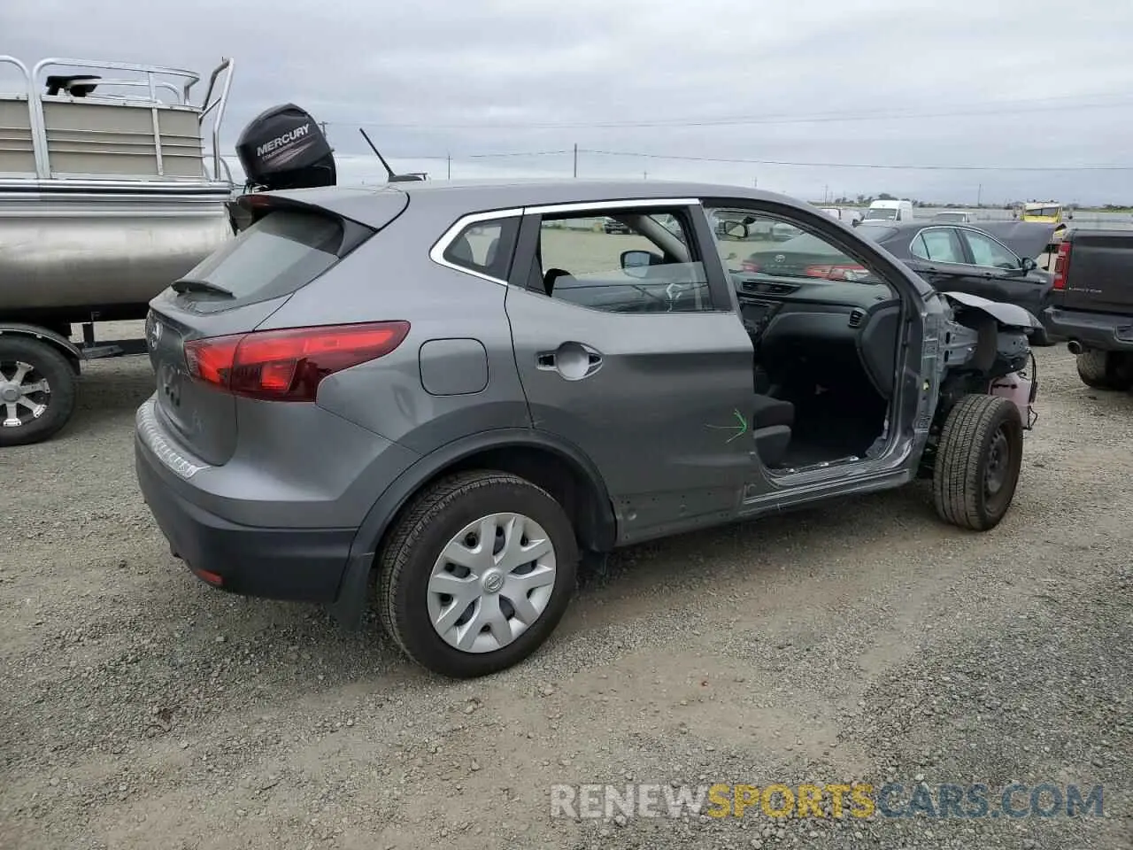 3 Photograph of a damaged car JN1BJ1CP7KW529176 NISSAN ROGUE 2019