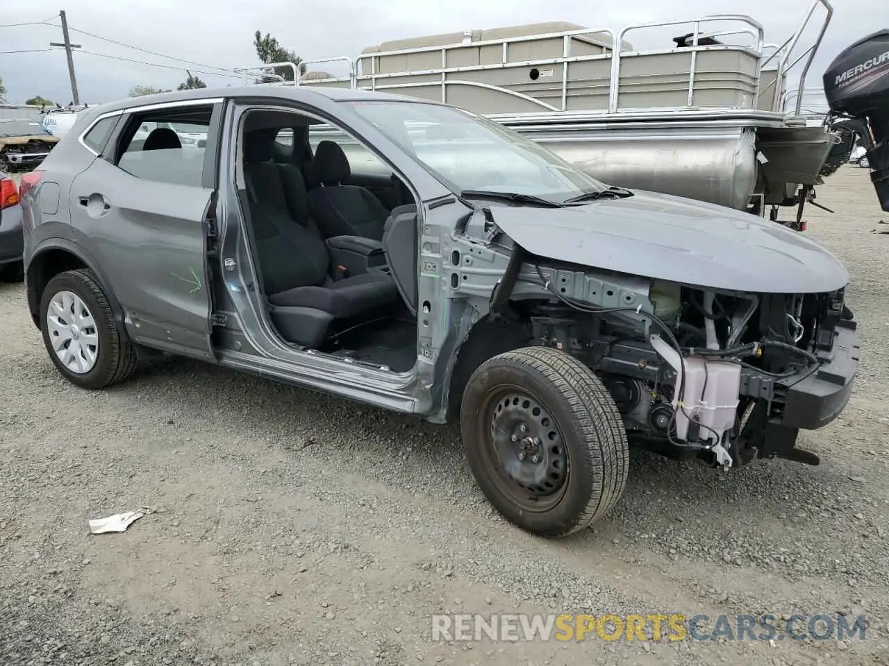 4 Photograph of a damaged car JN1BJ1CP7KW529176 NISSAN ROGUE 2019