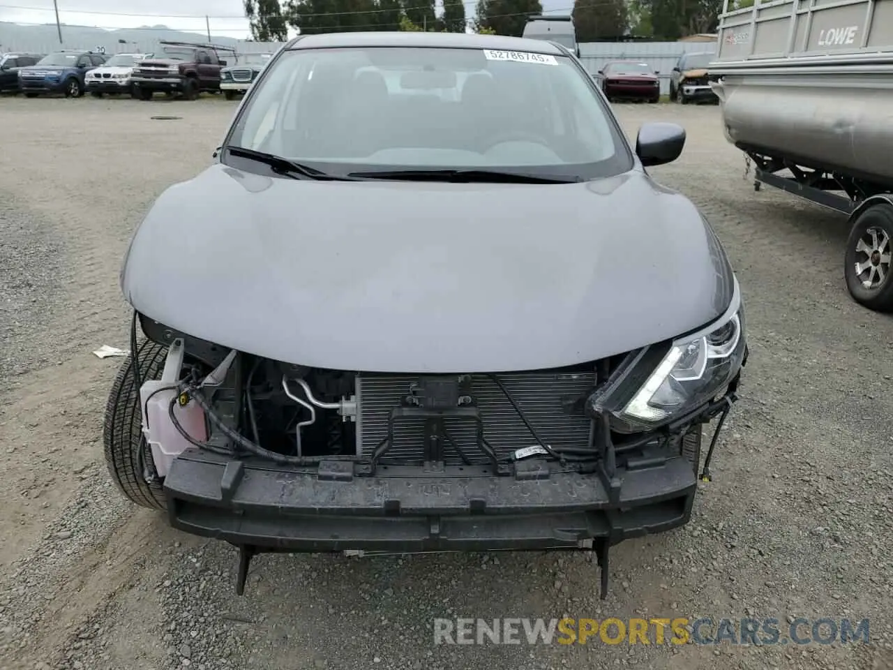 5 Photograph of a damaged car JN1BJ1CP7KW529176 NISSAN ROGUE 2019