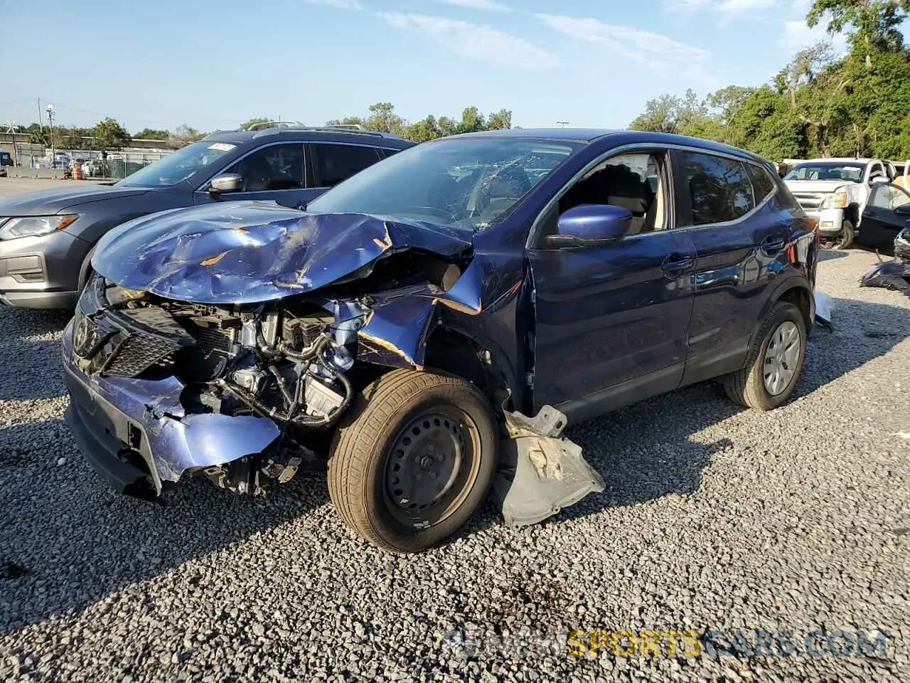 1 Photograph of a damaged car JN1BJ1CP8KW215021 NISSAN ROGUE 2019