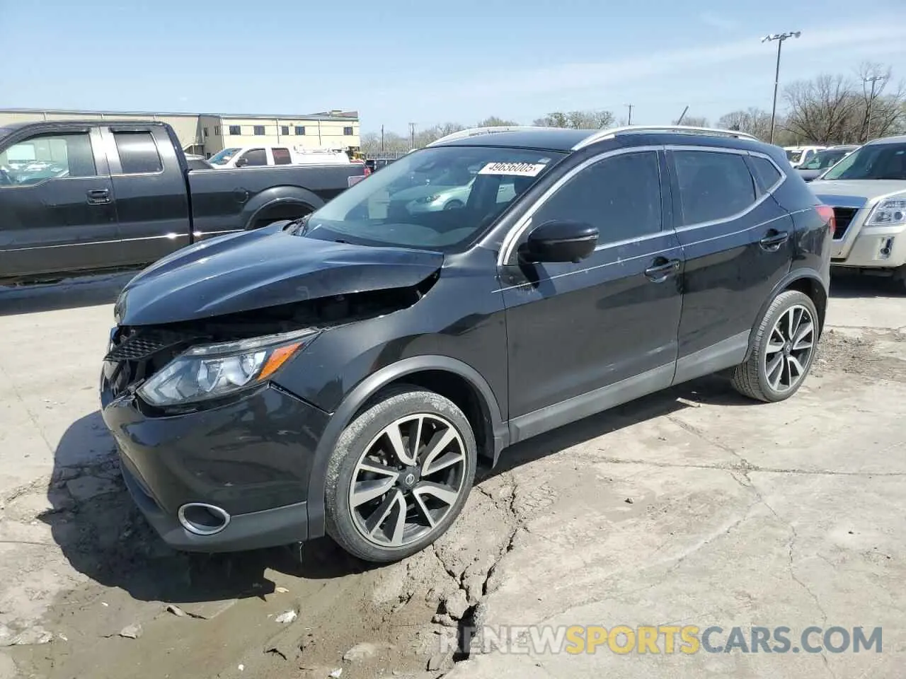1 Photograph of a damaged car JN1BJ1CP8KW528313 NISSAN ROGUE 2019