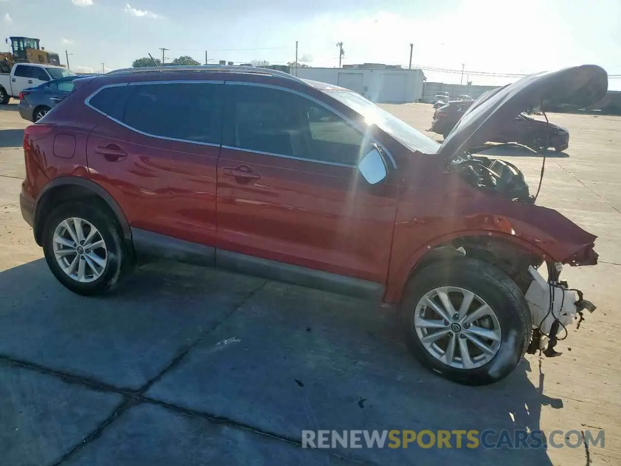 4 Photograph of a damaged car JN1BJ1CP9KW232605 NISSAN ROGUE 2019