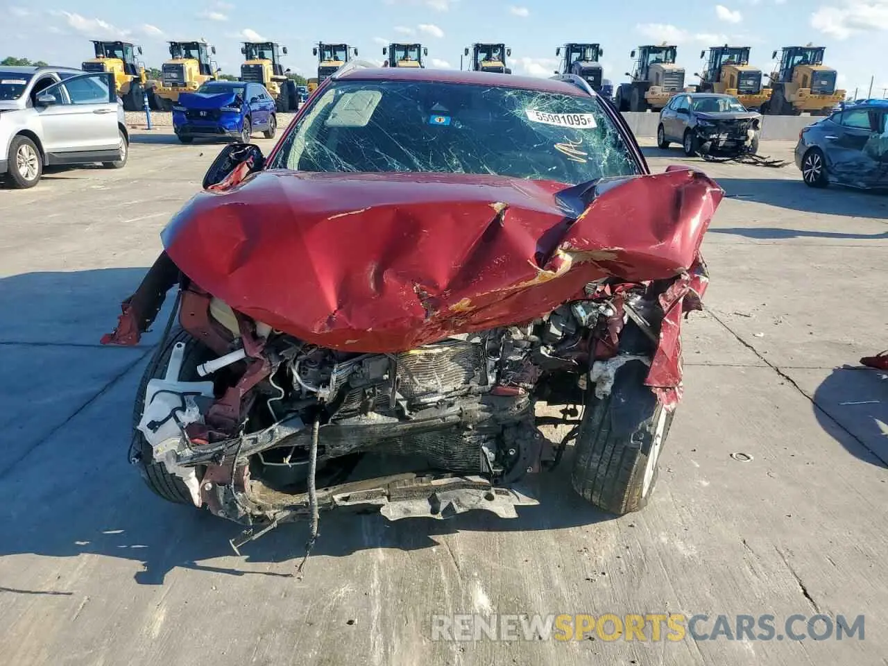 5 Photograph of a damaged car JN1BJ1CP9KW232605 NISSAN ROGUE 2019