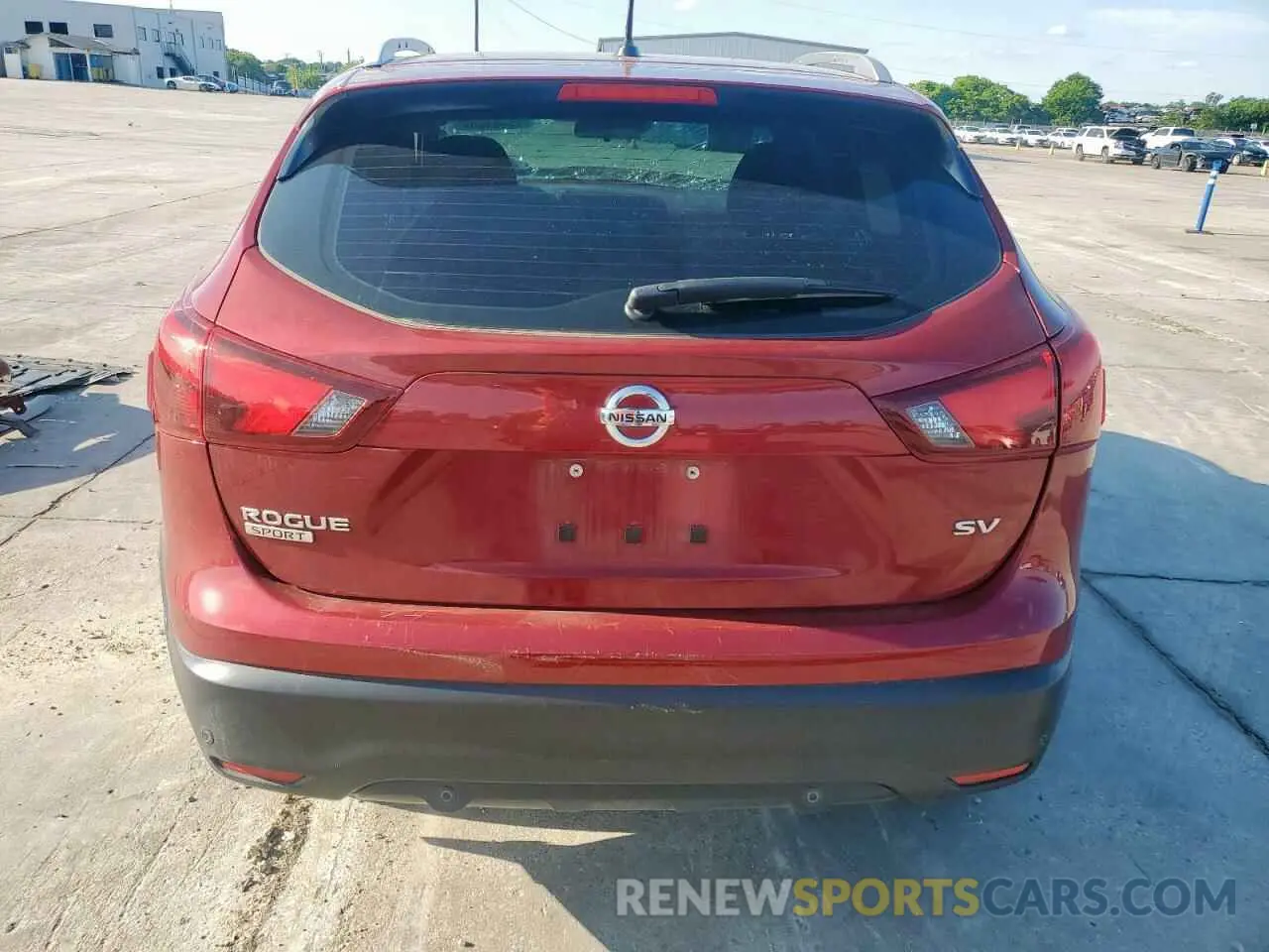 6 Photograph of a damaged car JN1BJ1CP9KW232605 NISSAN ROGUE 2019