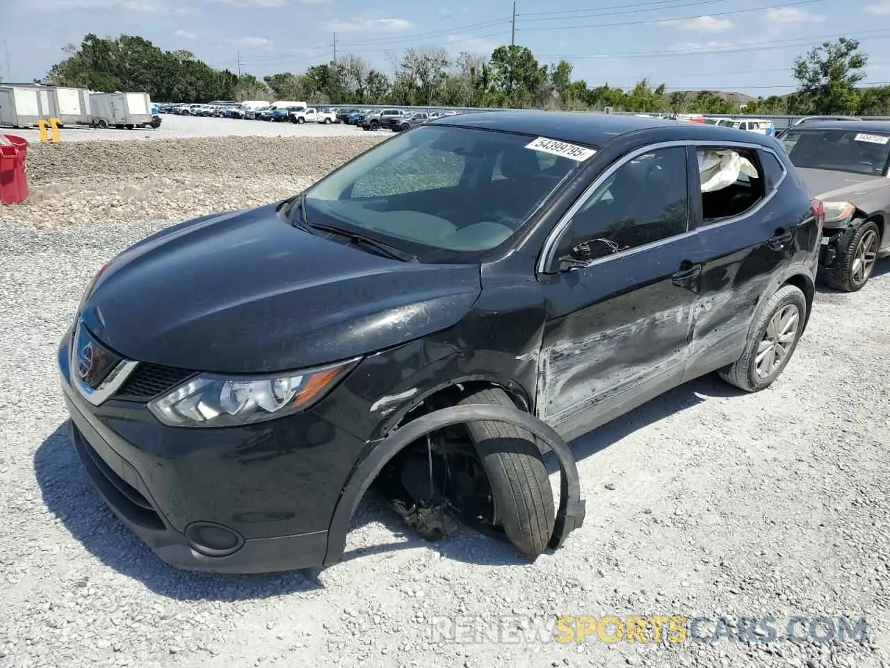 1 Photograph of a damaged car JN1BJ1CP9KW237173 NISSAN ROGUE 2019