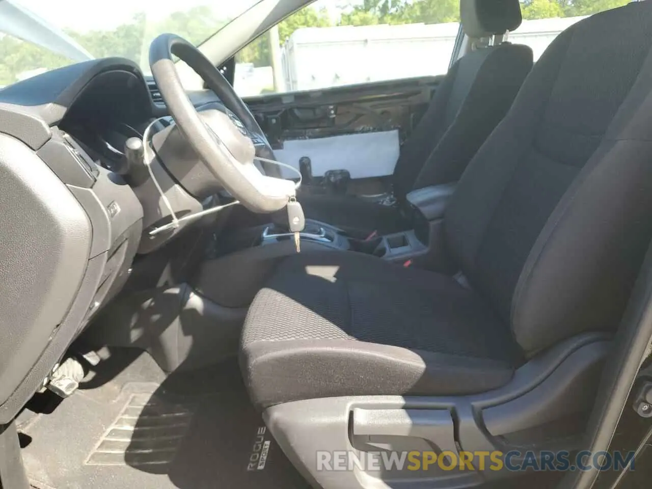 7 Photograph of a damaged car JN1BJ1CP9KW522536 NISSAN ROGUE 2019