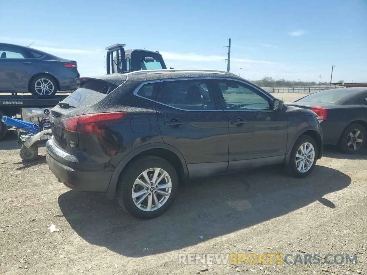 3 Photograph of a damaged car JN1BJ1CPXKW225419 NISSAN ROGUE 2019