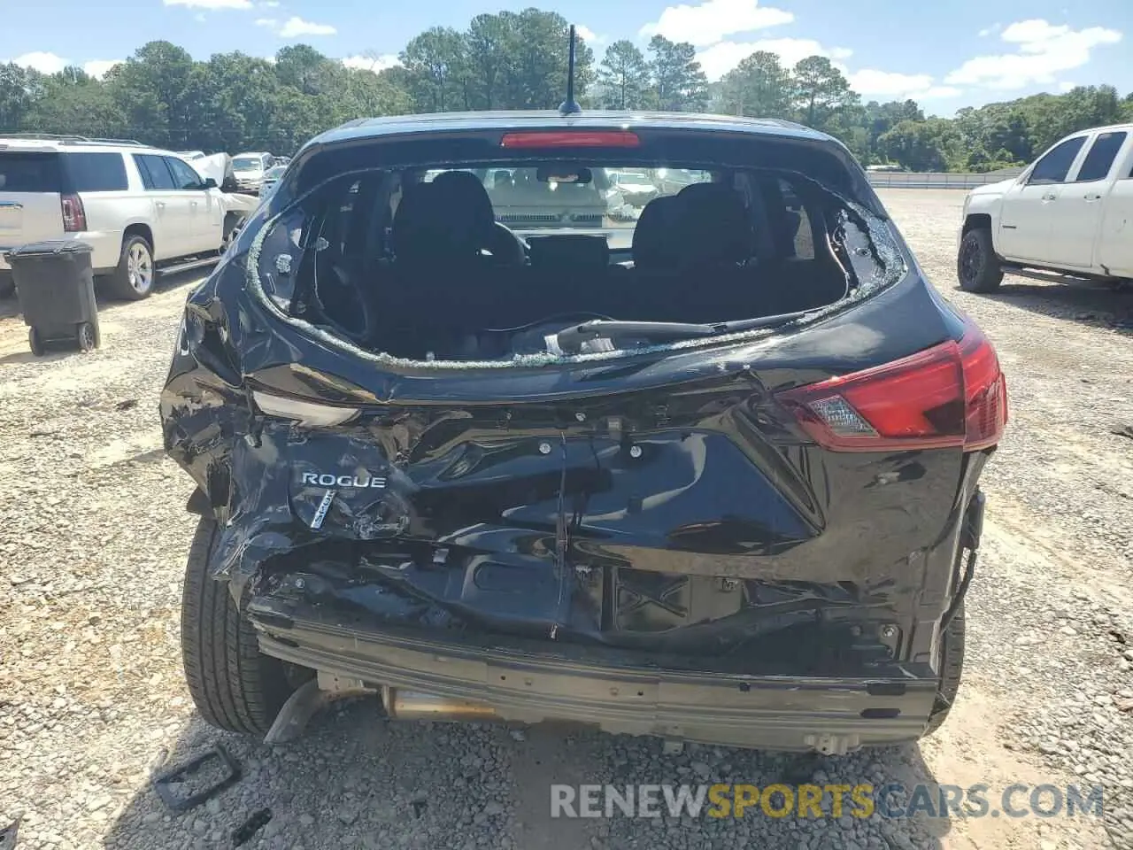 6 Photograph of a damaged car JN1BJ1CPXKW241295 NISSAN ROGUE 2019