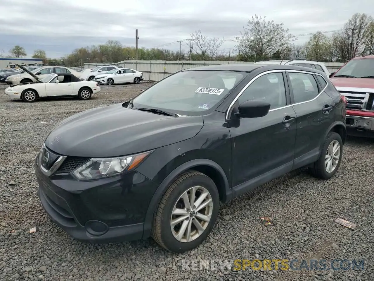 1 Photograph of a damaged car JN1BJ1CR0KW312215 NISSAN ROGUE 2019