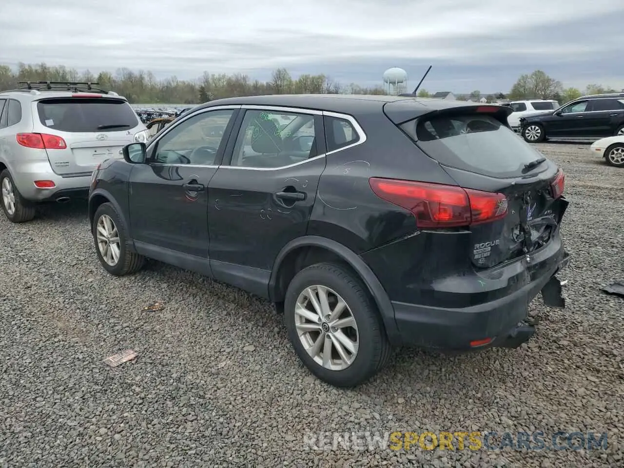 2 Photograph of a damaged car JN1BJ1CR0KW312215 NISSAN ROGUE 2019