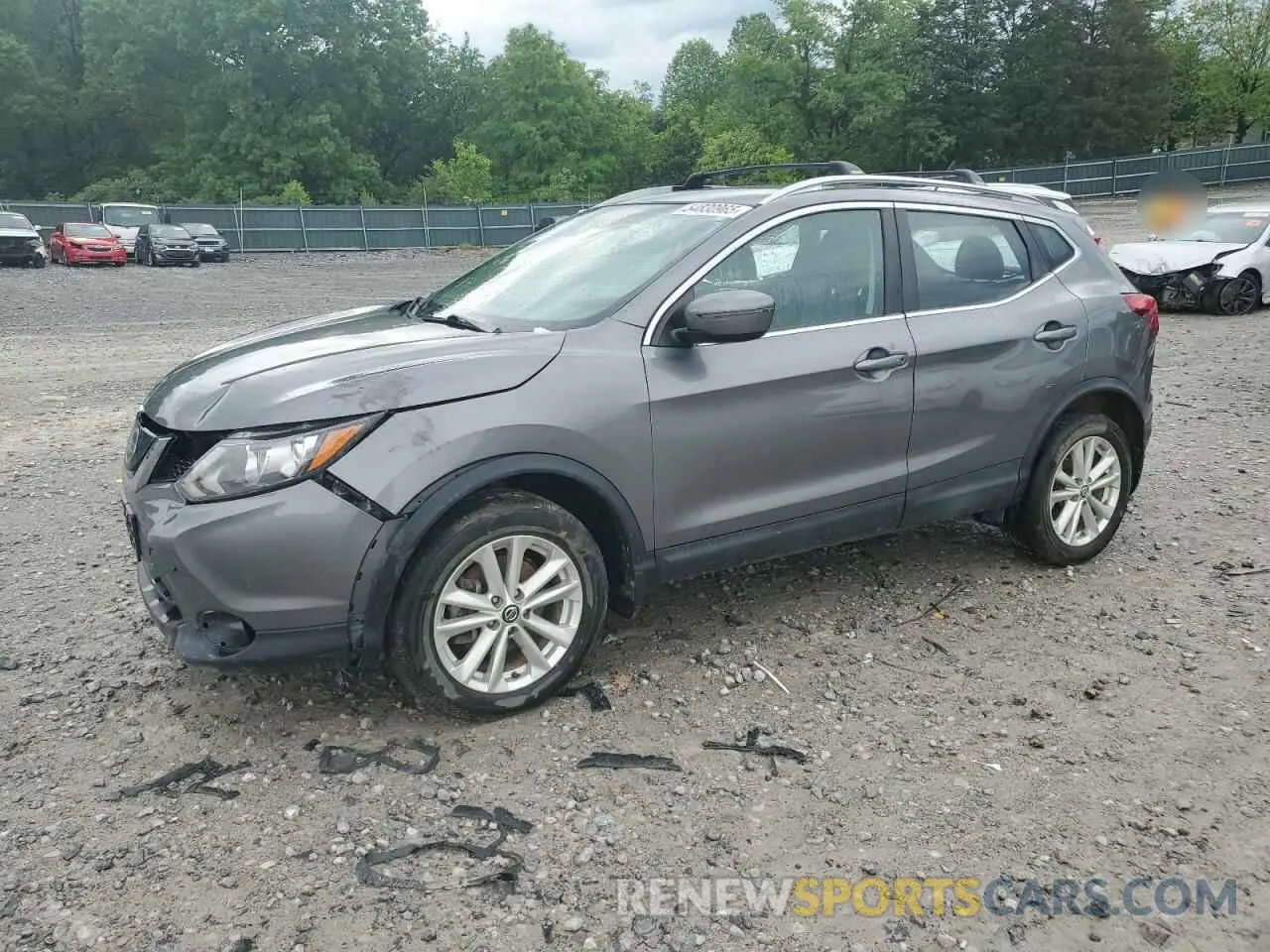 1 Photograph of a damaged car JN1BJ1CR0KW354173 NISSAN ROGUE 2019