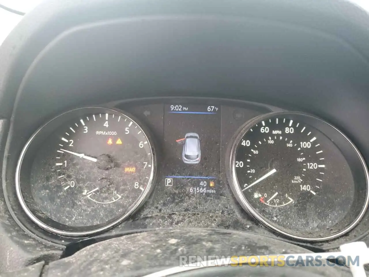 9 Photograph of a damaged car JN1BJ1CR0KW354173 NISSAN ROGUE 2019