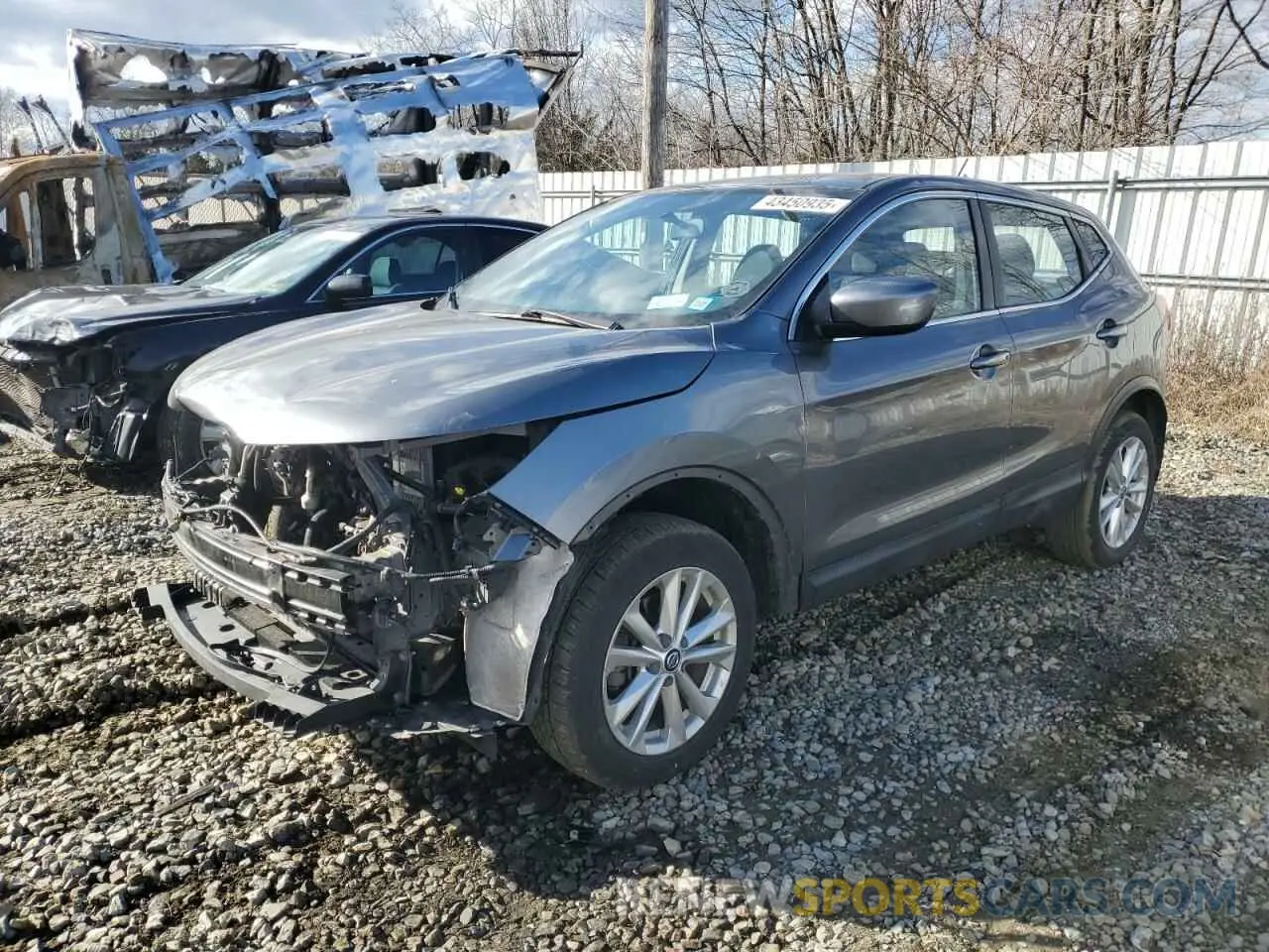 1 Photograph of a damaged car JN1BJ1CR0KW621375 NISSAN ROGUE 2019