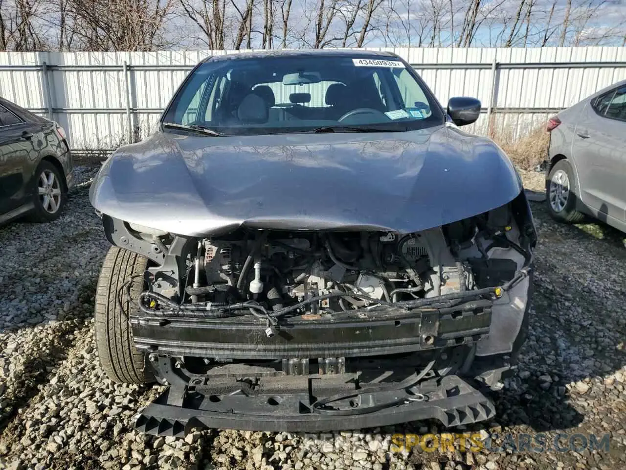 5 Photograph of a damaged car JN1BJ1CR0KW621375 NISSAN ROGUE 2019
