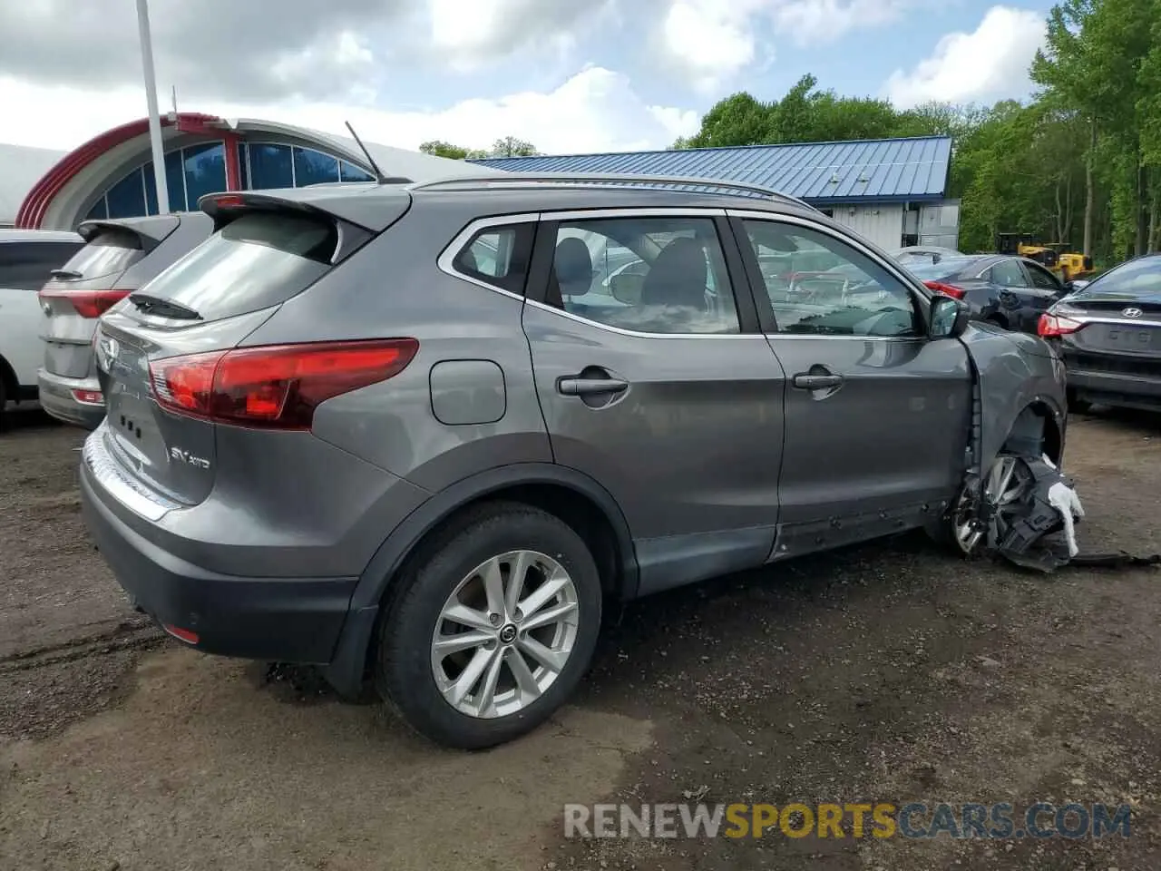 3 Photograph of a damaged car JN1BJ1CR0KW627077 NISSAN ROGUE 2019