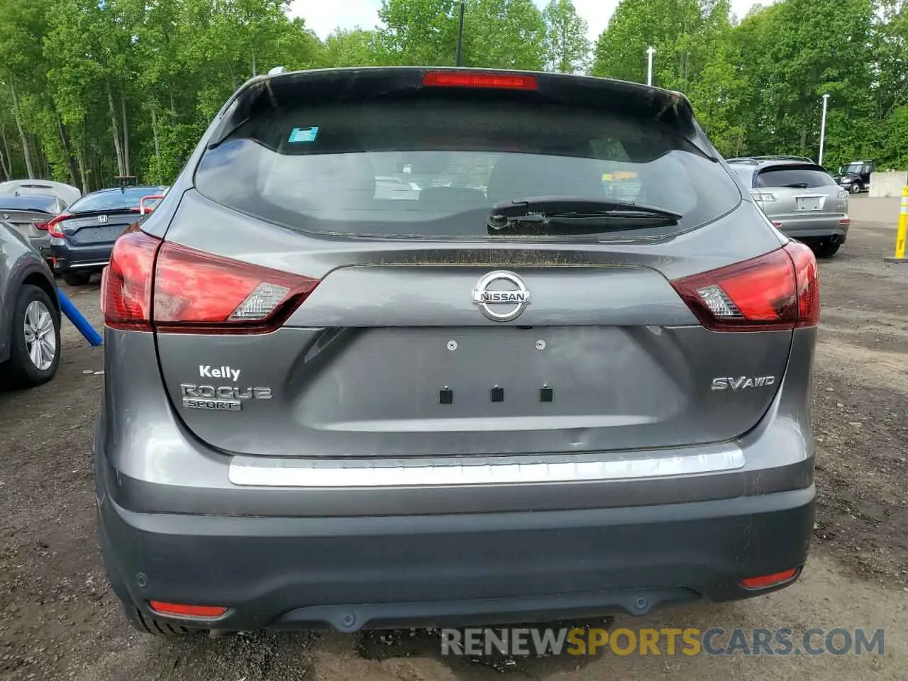 6 Photograph of a damaged car JN1BJ1CR0KW627077 NISSAN ROGUE 2019