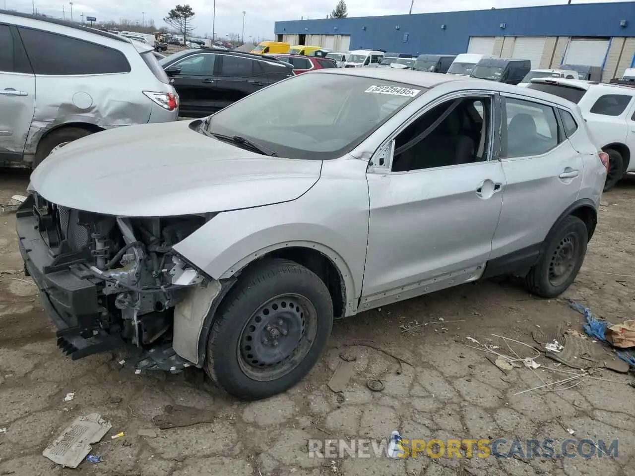 1 Photograph of a damaged car JN1BJ1CR0KW628455 NISSAN ROGUE 2019