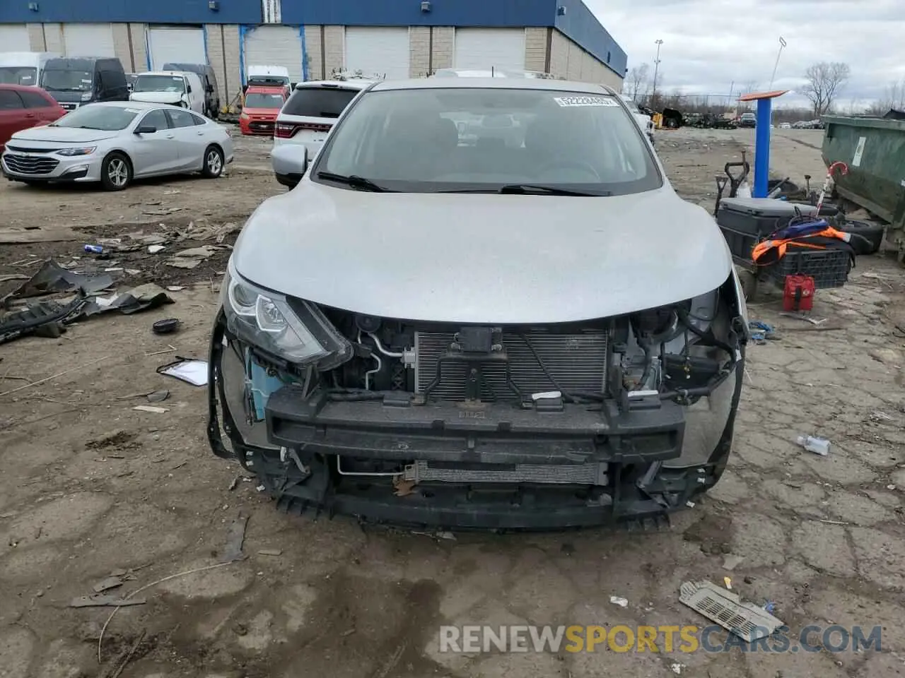 5 Photograph of a damaged car JN1BJ1CR0KW628455 NISSAN ROGUE 2019