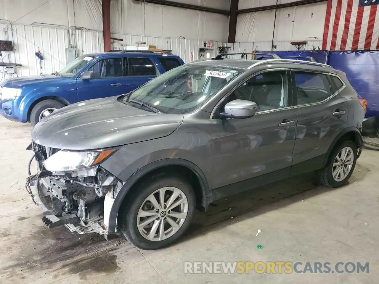 1 Photograph of a damaged car JN1BJ1CR1KW319884 NISSAN ROGUE 2019