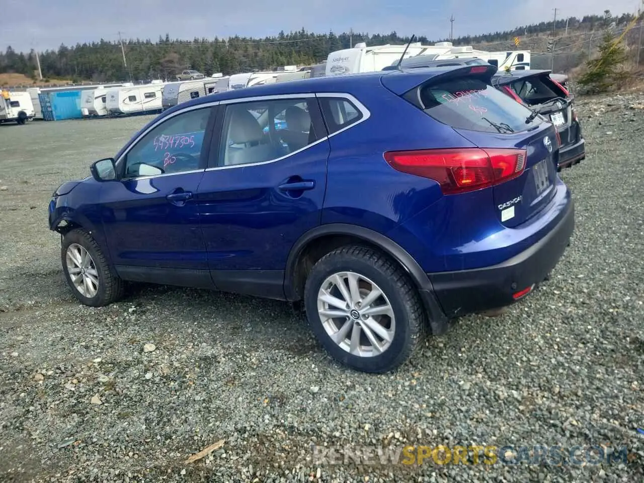 2 Photograph of a damaged car JN1BJ1CR1KW323224 NISSAN ROGUE 2019