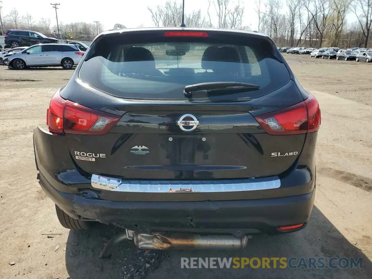 6 Photograph of a damaged car JN1BJ1CR1KW331792 NISSAN ROGUE 2019