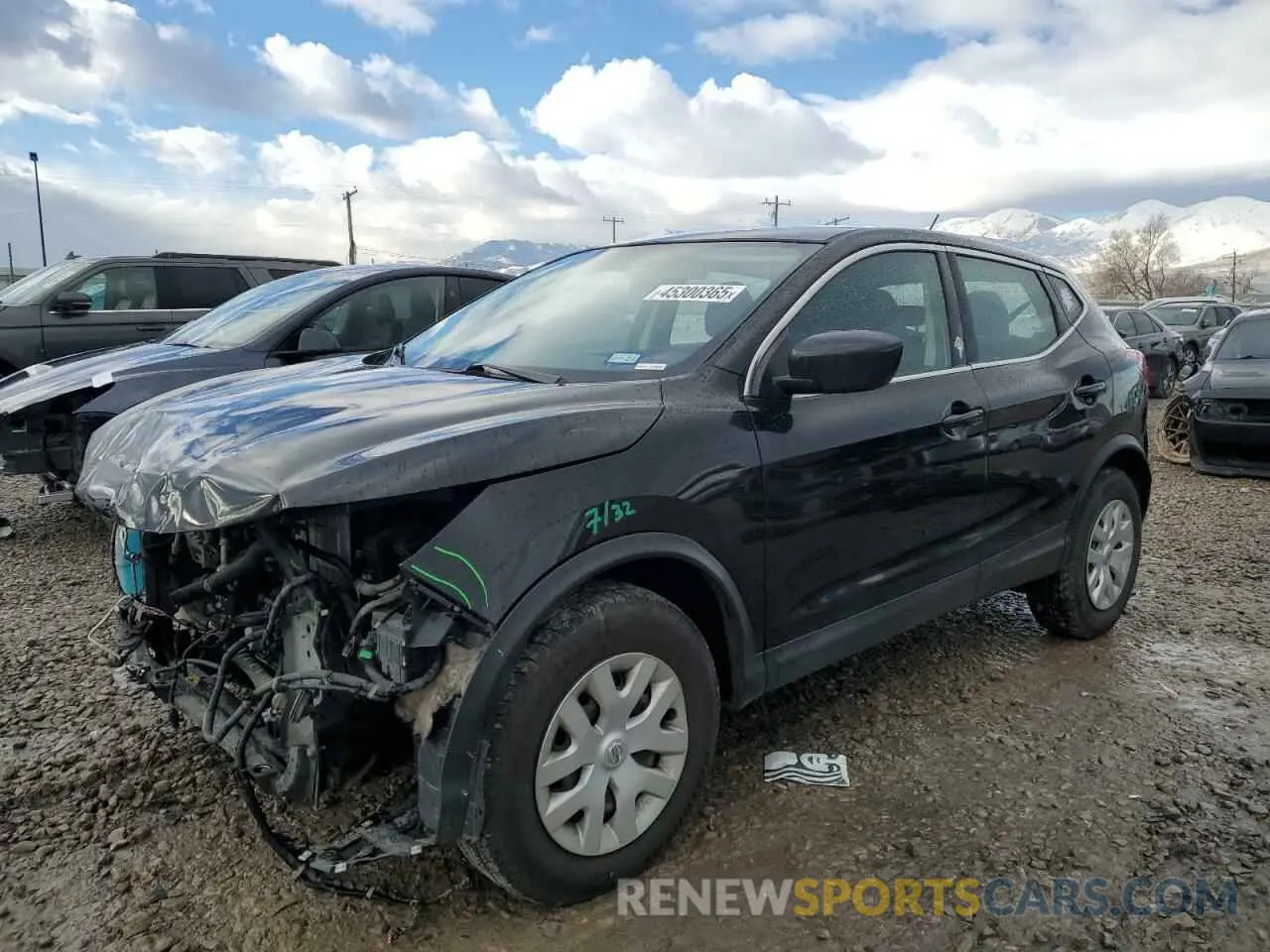 1 Photograph of a damaged car JN1BJ1CR1KW350536 NISSAN ROGUE 2019