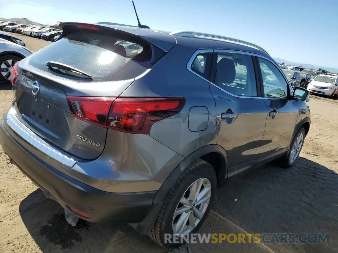 3 Photograph of a damaged car JN1BJ1CR2KW318632 NISSAN ROGUE 2019