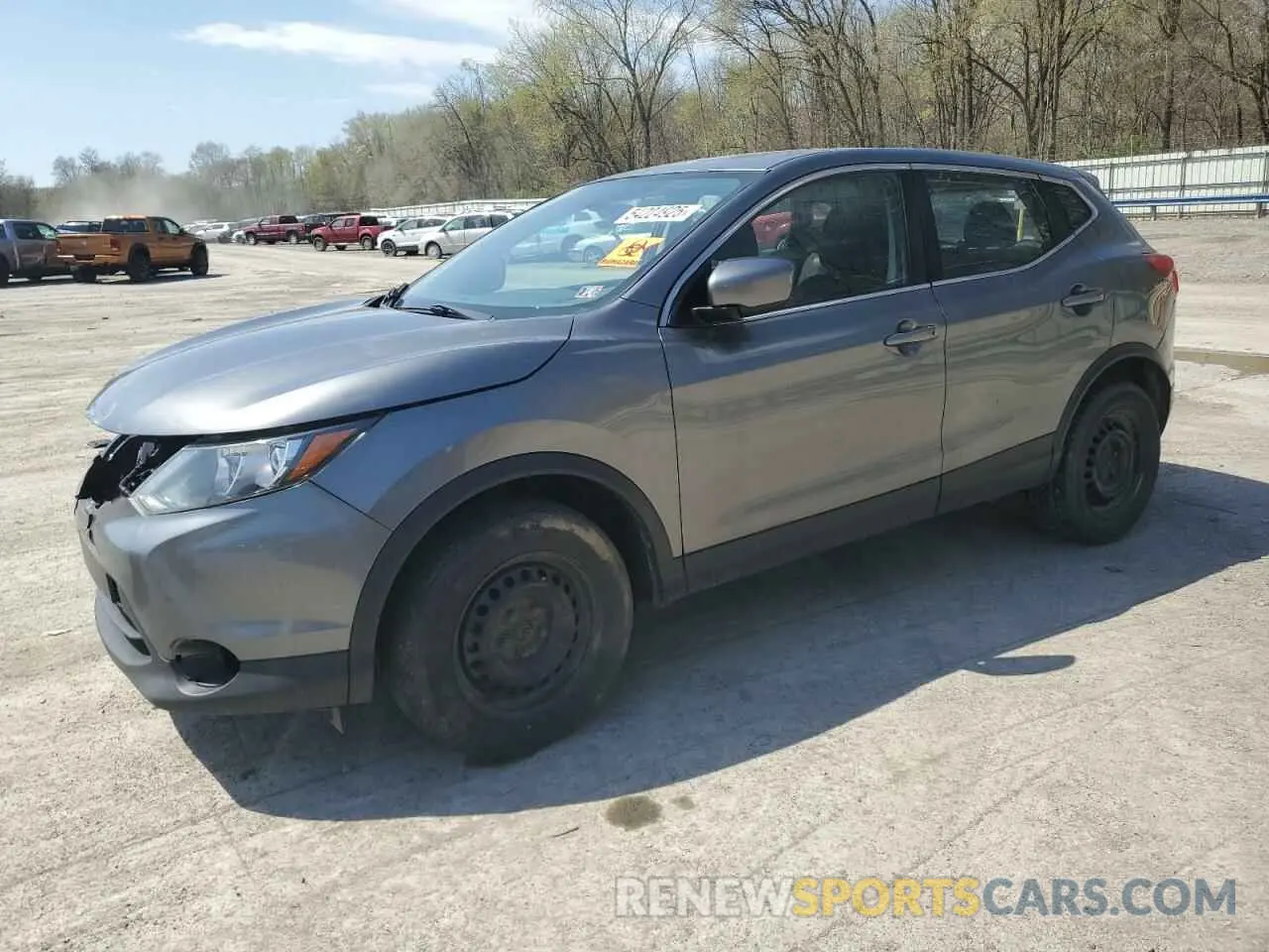 1 Photograph of a damaged car JN1BJ1CR2KW348004 NISSAN ROGUE 2019