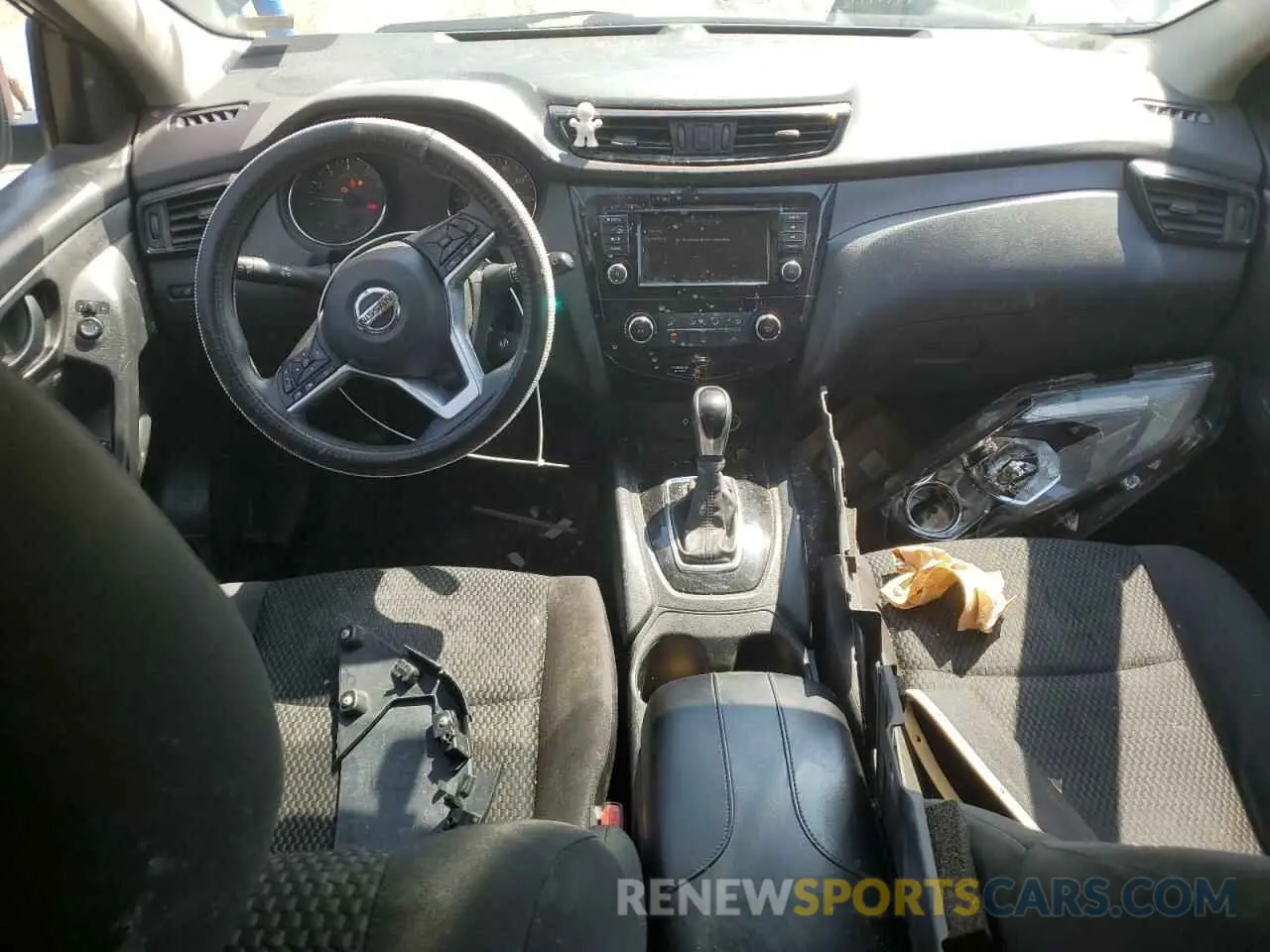 8 Photograph of a damaged car JN1BJ1CR2KW348004 NISSAN ROGUE 2019