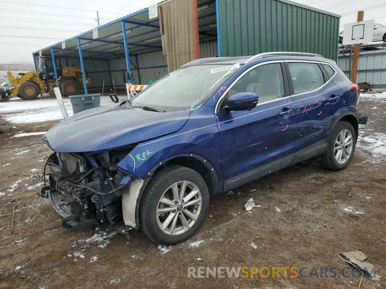 1 Photograph of a damaged car JN1BJ1CR2KW351307 NISSAN ROGUE 2019