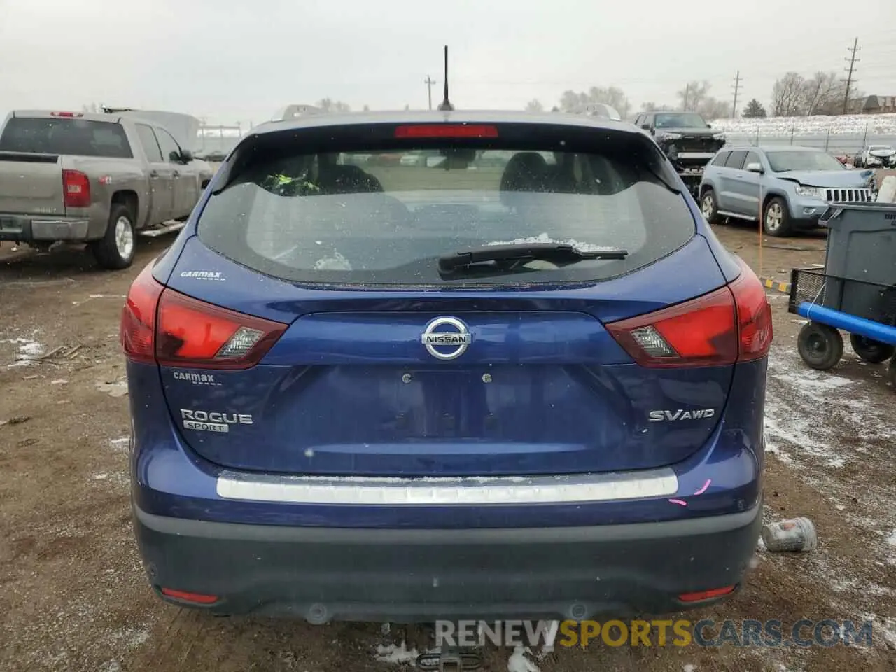6 Photograph of a damaged car JN1BJ1CR2KW351307 NISSAN ROGUE 2019
