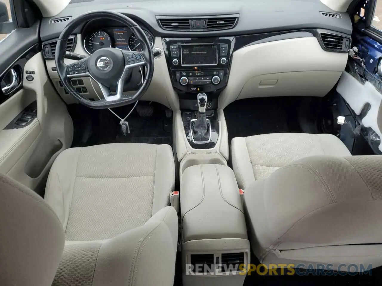 8 Photograph of a damaged car JN1BJ1CR2KW351307 NISSAN ROGUE 2019