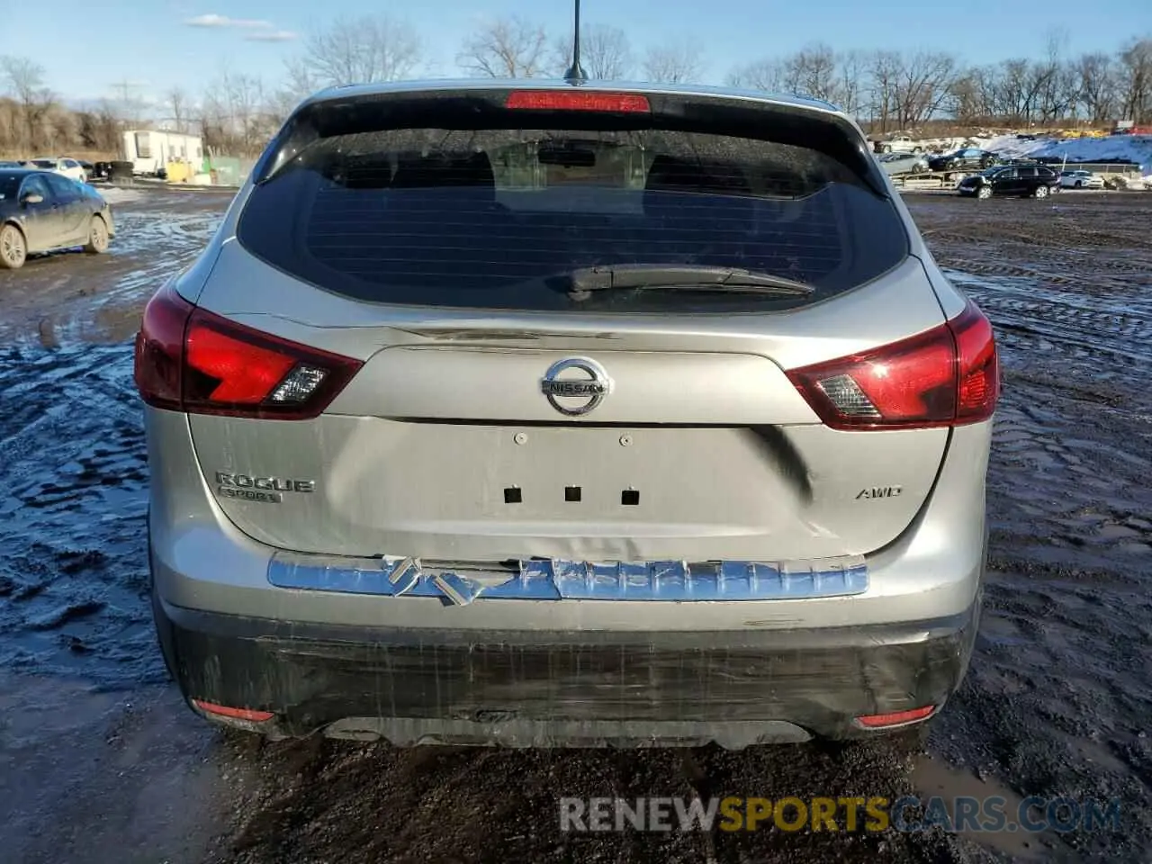 6 Photograph of a damaged car JN1BJ1CR2KW626884 NISSAN ROGUE 2019
