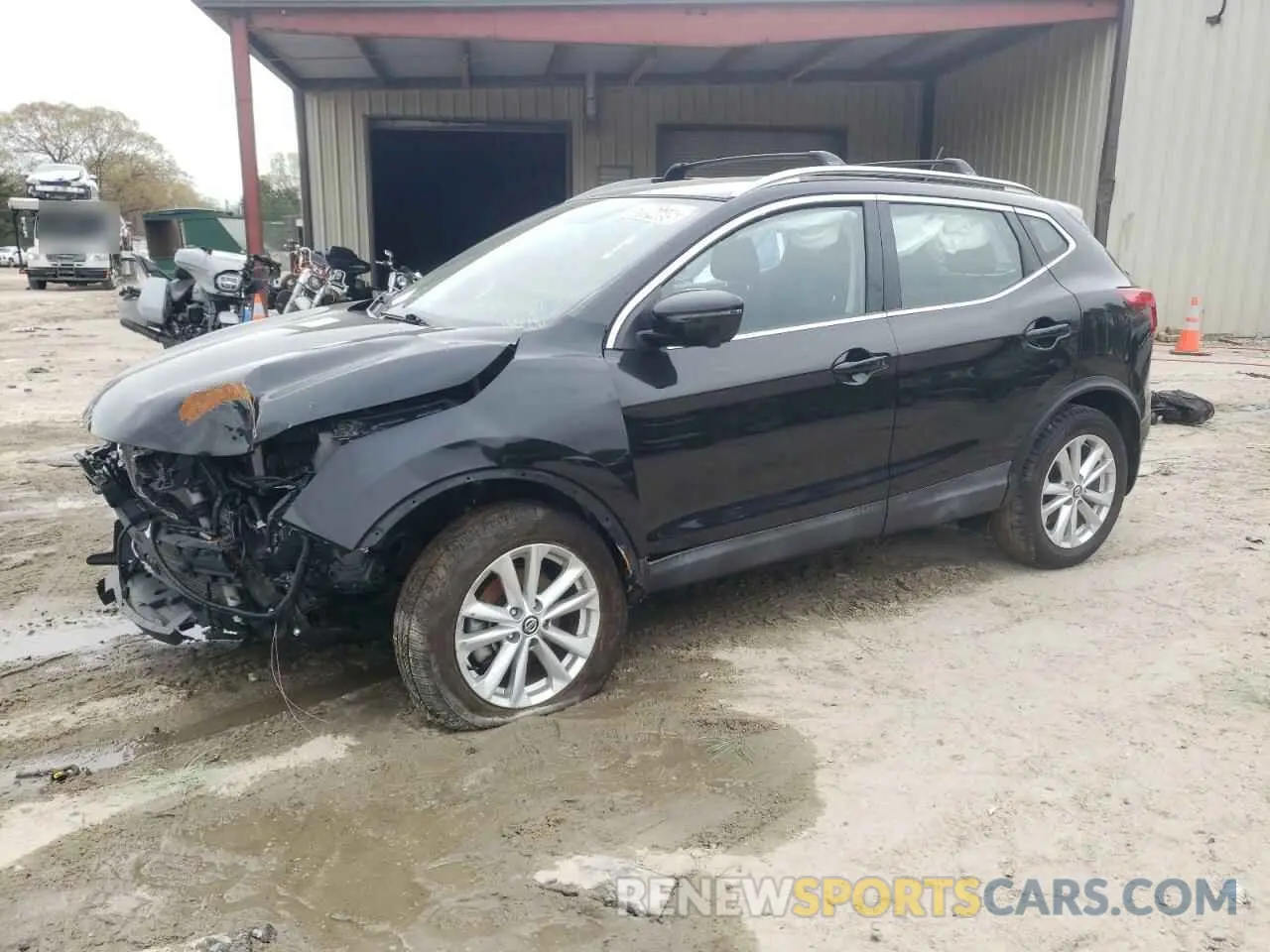 1 Photograph of a damaged car JN1BJ1CR3KW332832 NISSAN ROGUE 2019